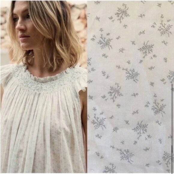 Doen | Lovisa Nightgown in Azure Windswept Floral Medium - Picture 8 of 8